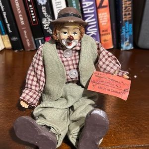 Porcelain collectible clown